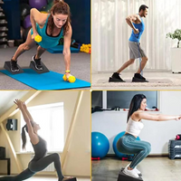 Thumbnail for 2Pcs Yoga Squat Wedge Anti-Slip Exercise Block for Pilates Fitness