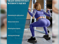 Thumbnail for 2Pcs Yoga Squat Wedge Anti-Slip Exercise Block for Pilates Fitness