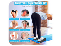 Thumbnail for 2Pcs Yoga Squat Wedge Anti-Slip Exercise Block for Pilates Fitness
