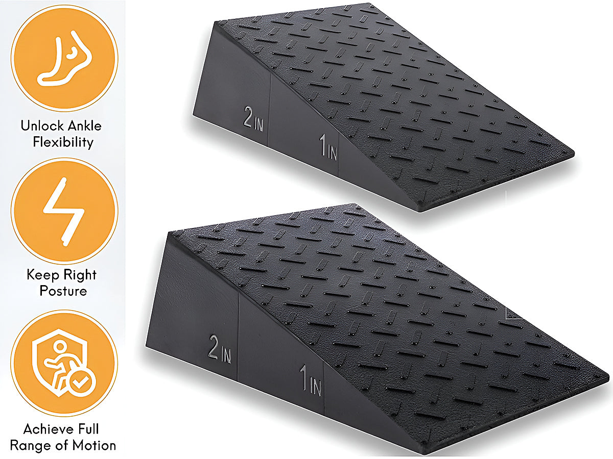2Pcs Yoga Squat Wedge Anti-Slip Exercise Block for Pilates Fitness