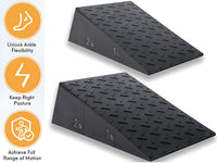 Thumbnail for 2Pcs Yoga Squat Wedge Anti-Slip Exercise Block for Pilates Fitness