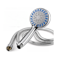 Thumbnail for Hand shower set silver chrome front view