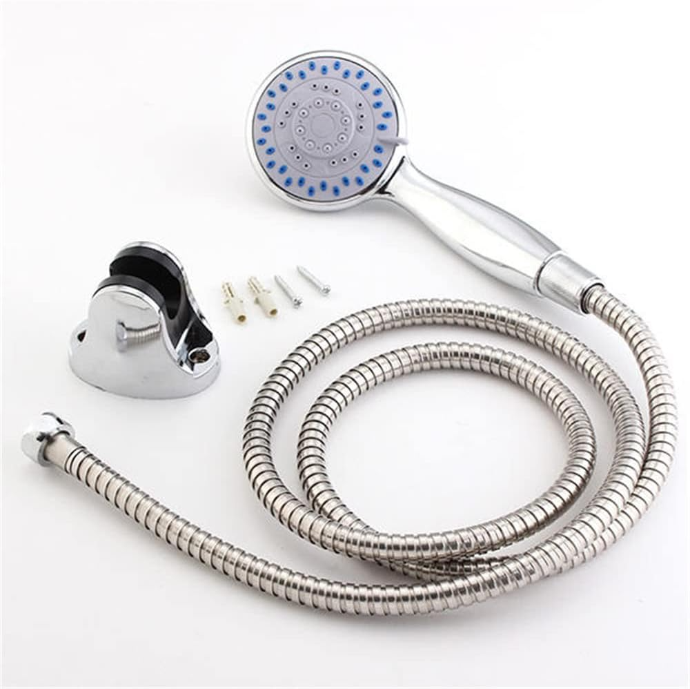 Hand shower set installed in bathroom