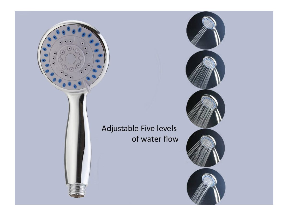Hand shower set packaging with accessories