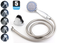 Thumbnail for Flexible 15 metre hose attached to shower head