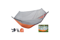 Thumbnail for Close-up of nylon and polyester fabric on camping hammock