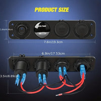 Thumbnail for Dual Car Cigarette Lighter Plug Socket 12V-24V