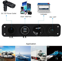 Thumbnail for Dual Car Cigarette Lighter Plug Socket 12V-24V