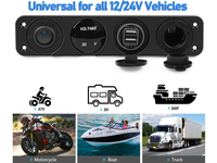 Thumbnail for Dual Car Cigarette Lighter Plug Socket 12V-24V