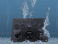 Thumbnail for 5 Gang Rocker Switch Panel