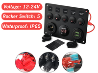 Thumbnail for 5 Gang Rocker Switch Panel