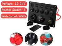 Thumbnail for 5 Gang Rocker Switch Panel