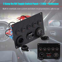 Thumbnail for 5 Gang Rocker Switch Panel