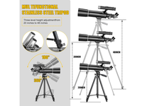 Thumbnail for Portable Astronomical Telescope with Tripod