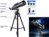 Thumbnail for Portable Astronomical Telescope with Tripod