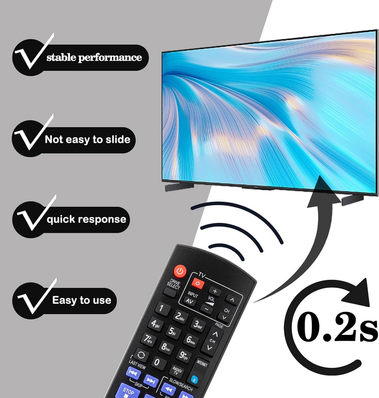 Panasonic N2QAYB000579 Blu-ray Player remote