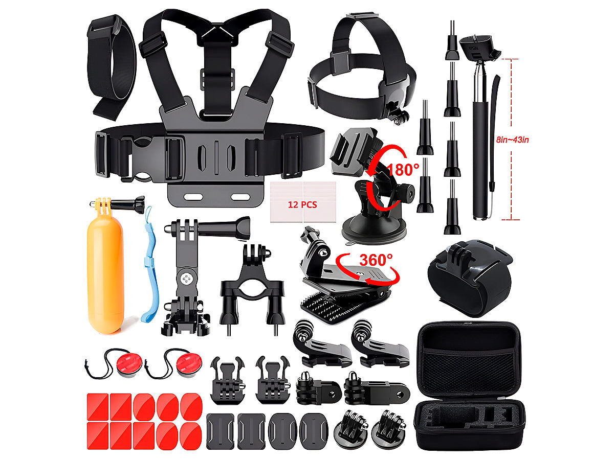 Action Camera Accessories 49-in-1