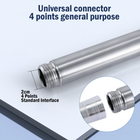 Thumbnail for Shower Head Extension Arm (Silver, 11-inch Extension)