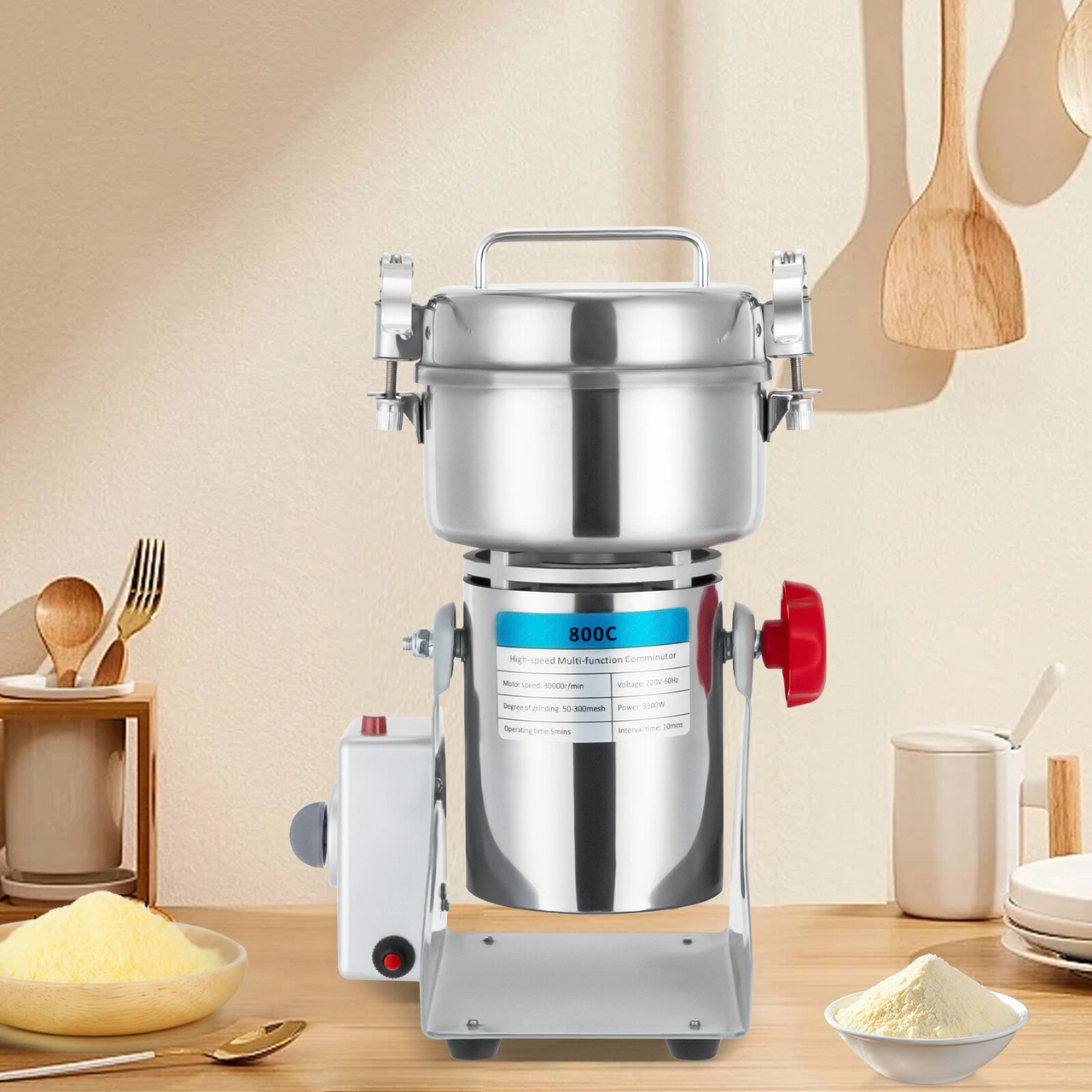 Electric Dry Food Grinder Machine 800G