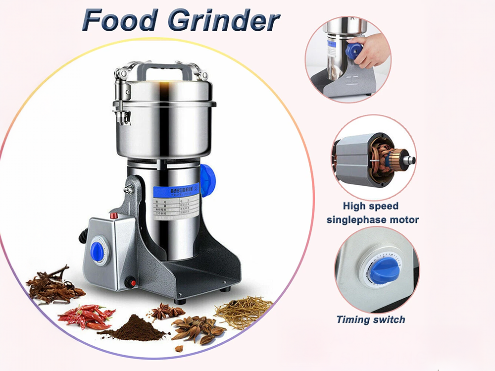 Electric Dry Food Grinder Machine 800G