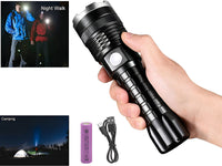 Thumbnail for LED Torch Flashlight Light Rechargeable Camping Outdoor