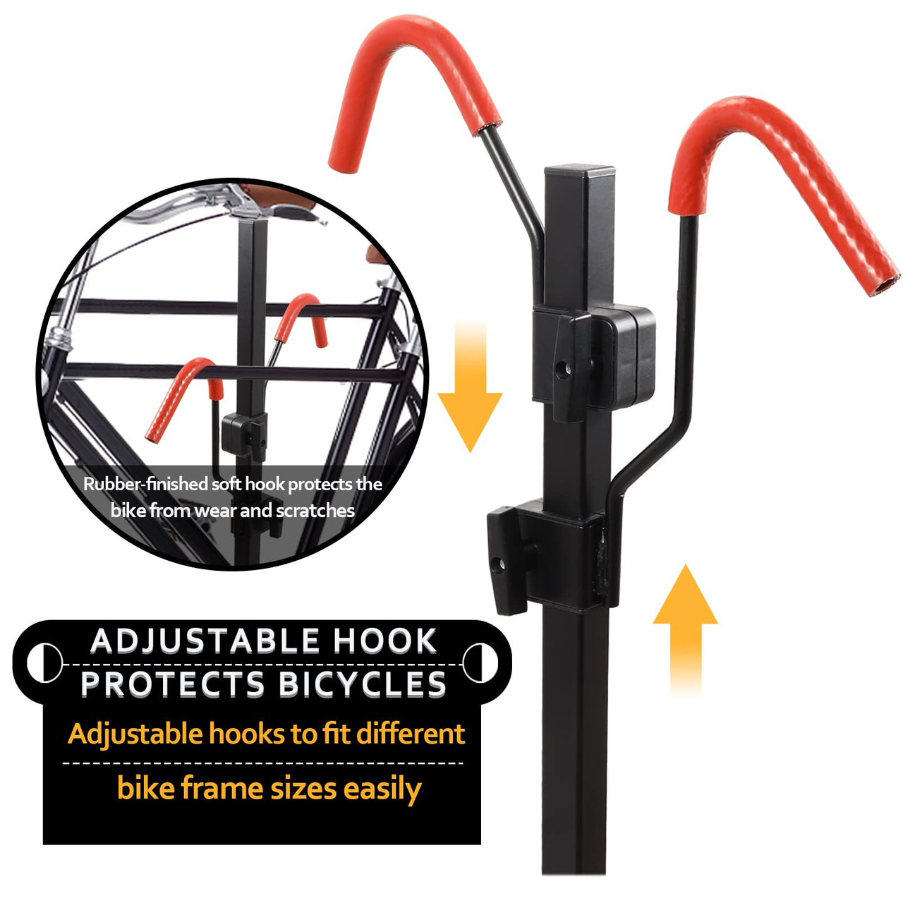 Bike Rack Electric Bicycle Carrier Hitch Rear Platform Suitable for E Bike
