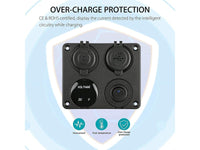 Thumbnail for Marine Boat Rocker Switch Panel 12V