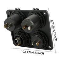 Thumbnail for Marine Boat Rocker Switch Panel 12V