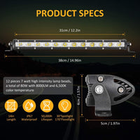 Thumbnail for 36W Slim LED Work Light