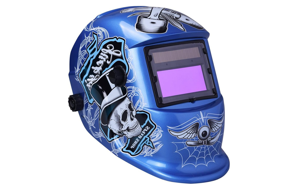 Side profile showing adjustable headband