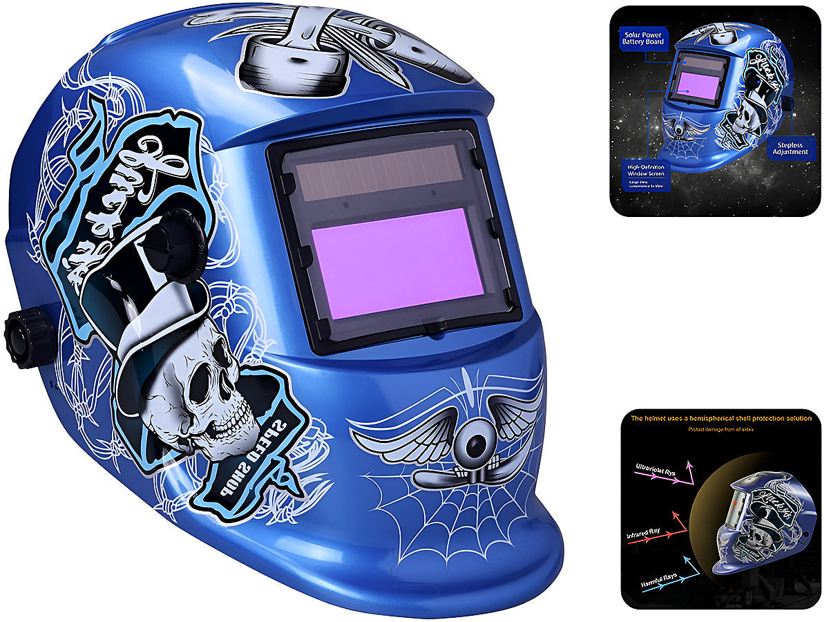 Welding Helmet Solar Auto Darkening Solar & Battery