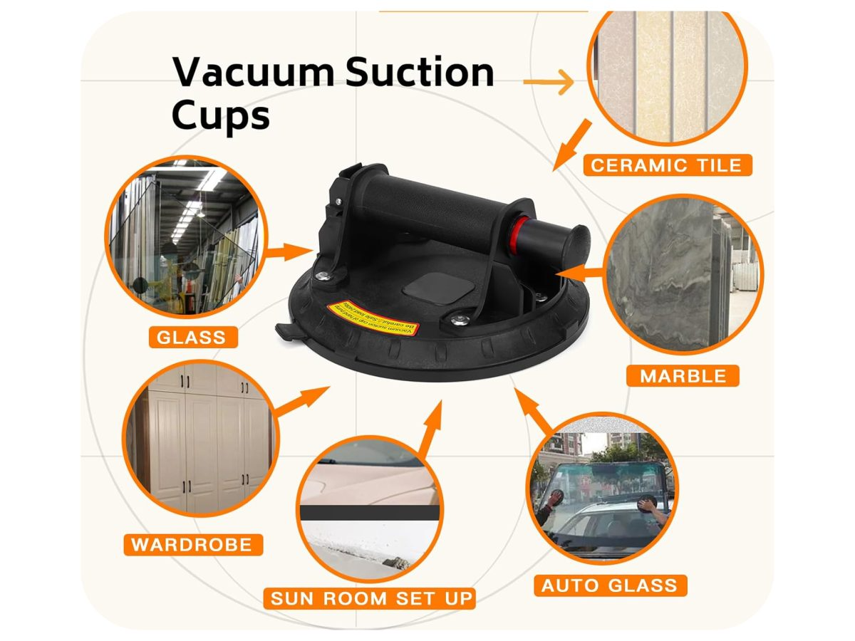 8inch Vacuum Suction Cup 200kg Bearing Capacity