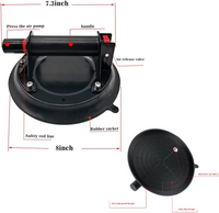 Thumbnail for 8inch Vacuum Suction Cup 200kg Bearing Capacity