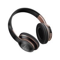 Thumbnail for Black over-ear Bluetooth headphones front view