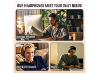Thumbnail for Bluetooth Headphones - Over-Ear Wireless Bluetooth Headphones