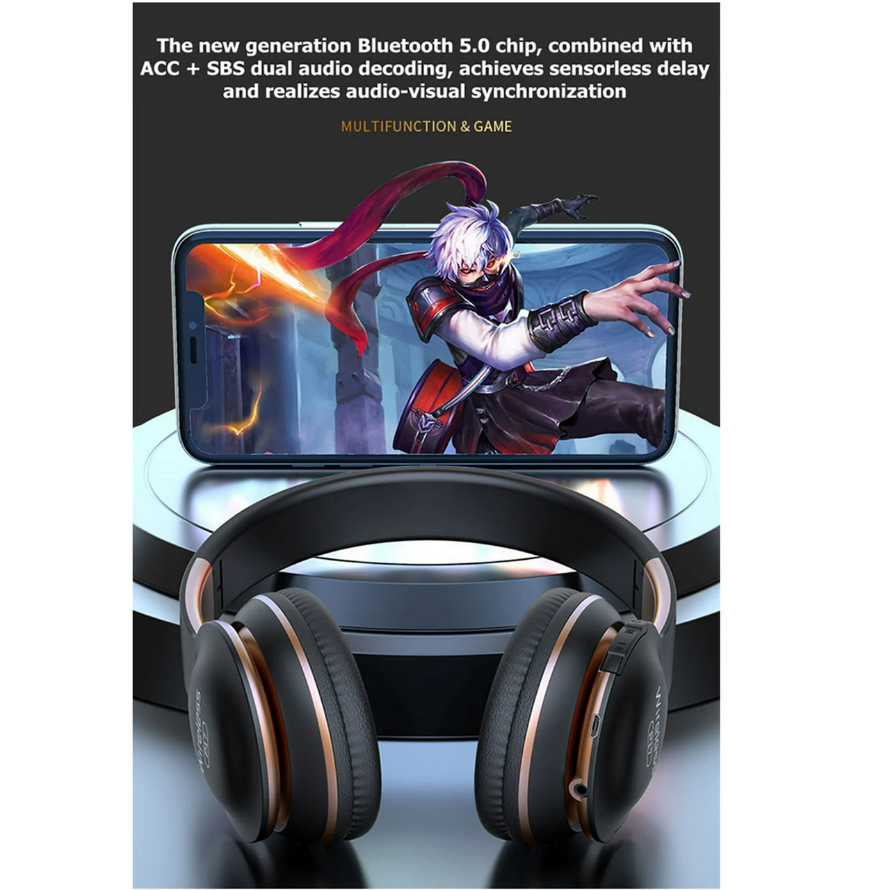 Bluetooth Headphones - Over-Ear Wireless Bluetooth Headphones
