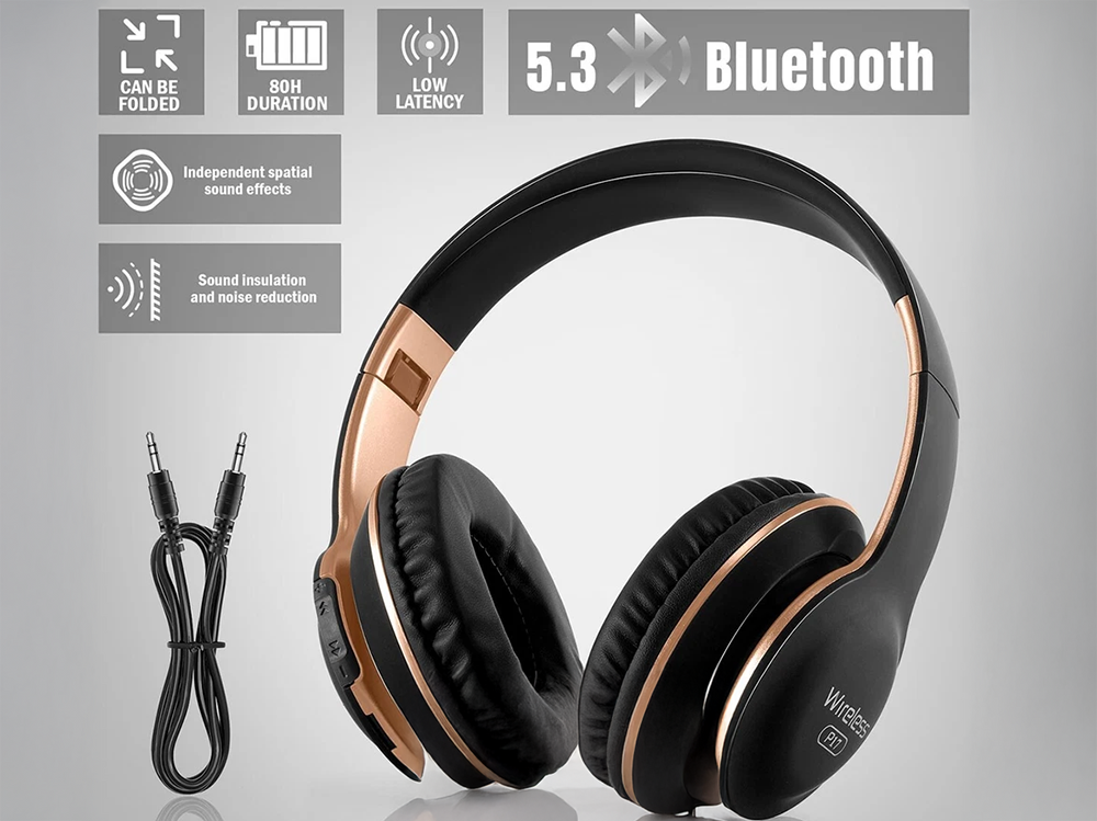 Bluetooth Headphones - Over-Ear Wireless Bluetooth Headphones