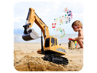 Thumbnail for Digger Excavator Kids Riding Toys Ride-On Car Toy Truck Toddler