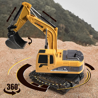 Thumbnail for Digger Excavator Kids Riding Toys Ride-On Car Toy Truck Toddler
