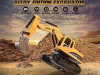 Thumbnail for Digger Excavator Kids Riding Toys Ride-On Car Toy Truck Toddler