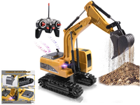 Thumbnail for Digger Excavator Kids Riding Toys Ride-On Car Toy Truck Toddler