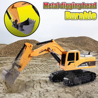 Thumbnail for Digger Excavator Kids Riding Toys Ride-On Car Toy Truck Toddler