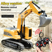Thumbnail for Digger Excavator Kids Riding Toys Ride-On Car Toy Truck Toddler
