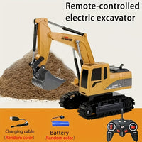 Thumbnail for Digger Excavator Kids Riding Toys Ride-On Car Toy Truck Toddler
