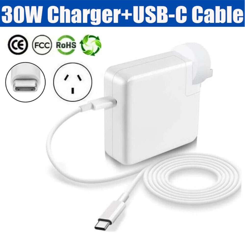 MacBook Charger 30W USB-C Replacement Charger for Macbook