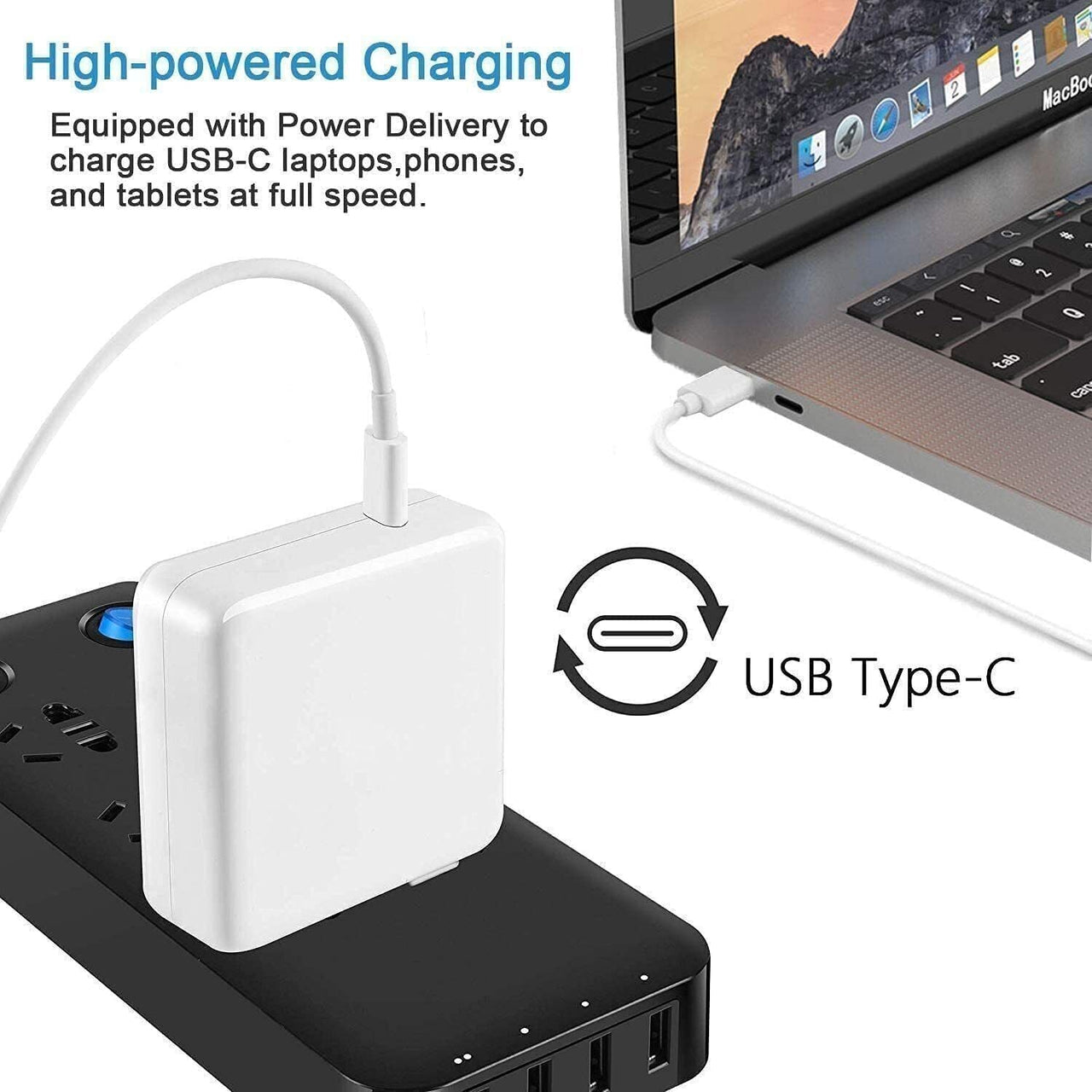 MacBook Charger 30W USB-C Replacement Charger for Macbook