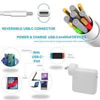 Thumbnail for MacBook Charger 30W USB-C Replacement Charger for Macbook