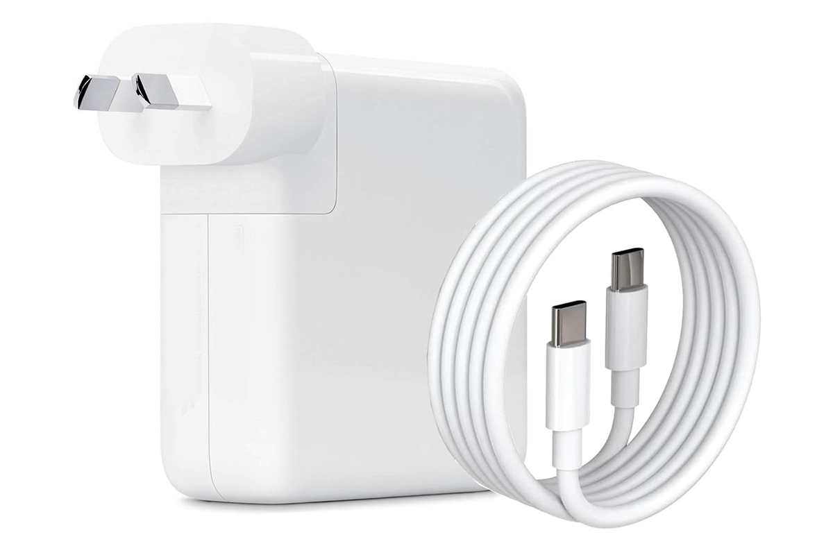 Close-up of charger Type-C port