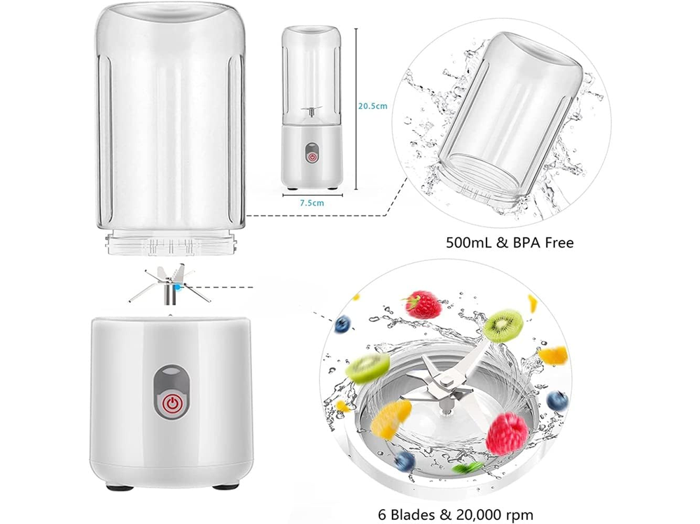 Portable Smoothie Blender Juicer