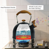 Thumbnail for 3L Smart Kettle Whistling Kettle(Stainless Steel)